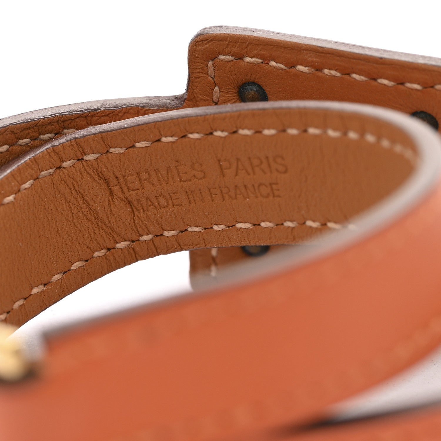 Hermes Swift O'Kelly Double Tour Bracelet T2 Orange 4 of 8