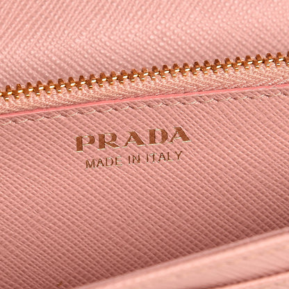 Prada Saffiano Fiocco Bow Flap Wallet Orchidea 6 of 9