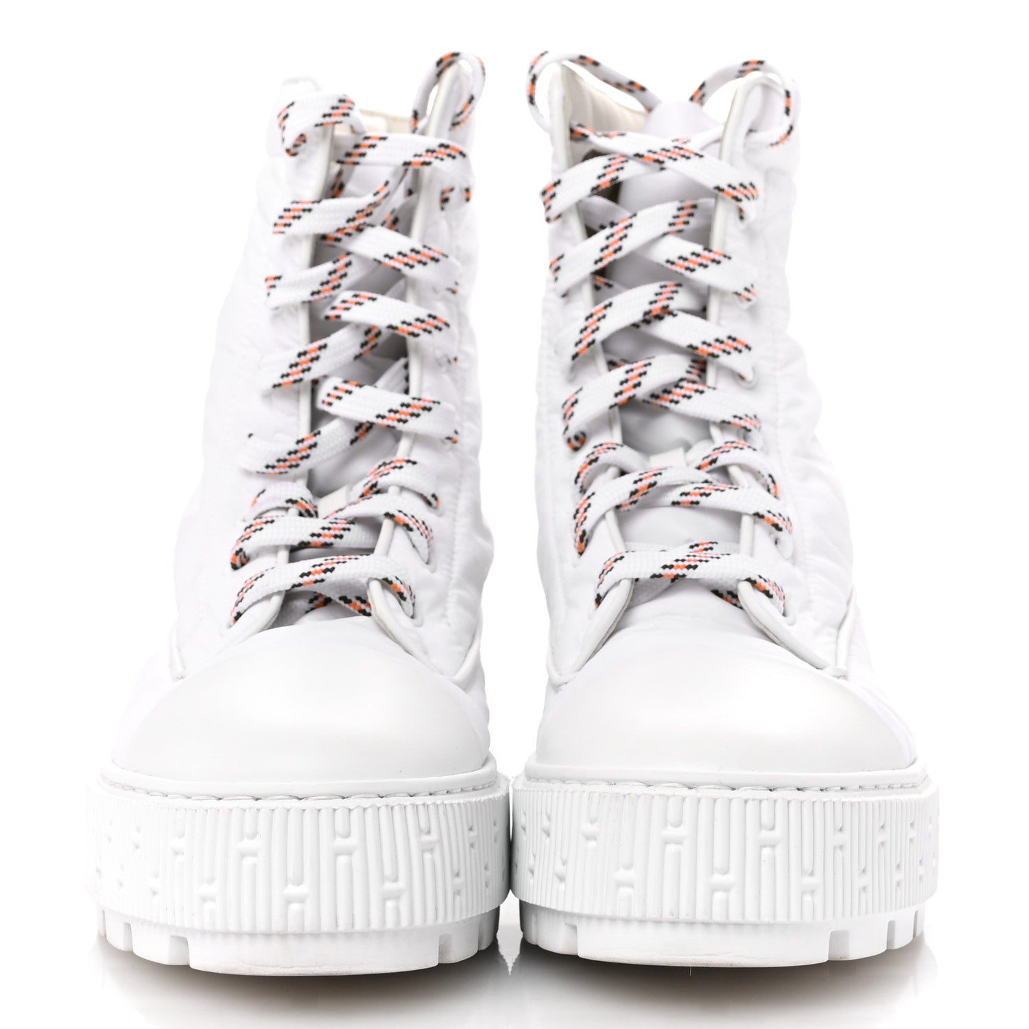 Hermes Calfskin Parachute Fresh Ankle Boots 38.5 White 3 of 12