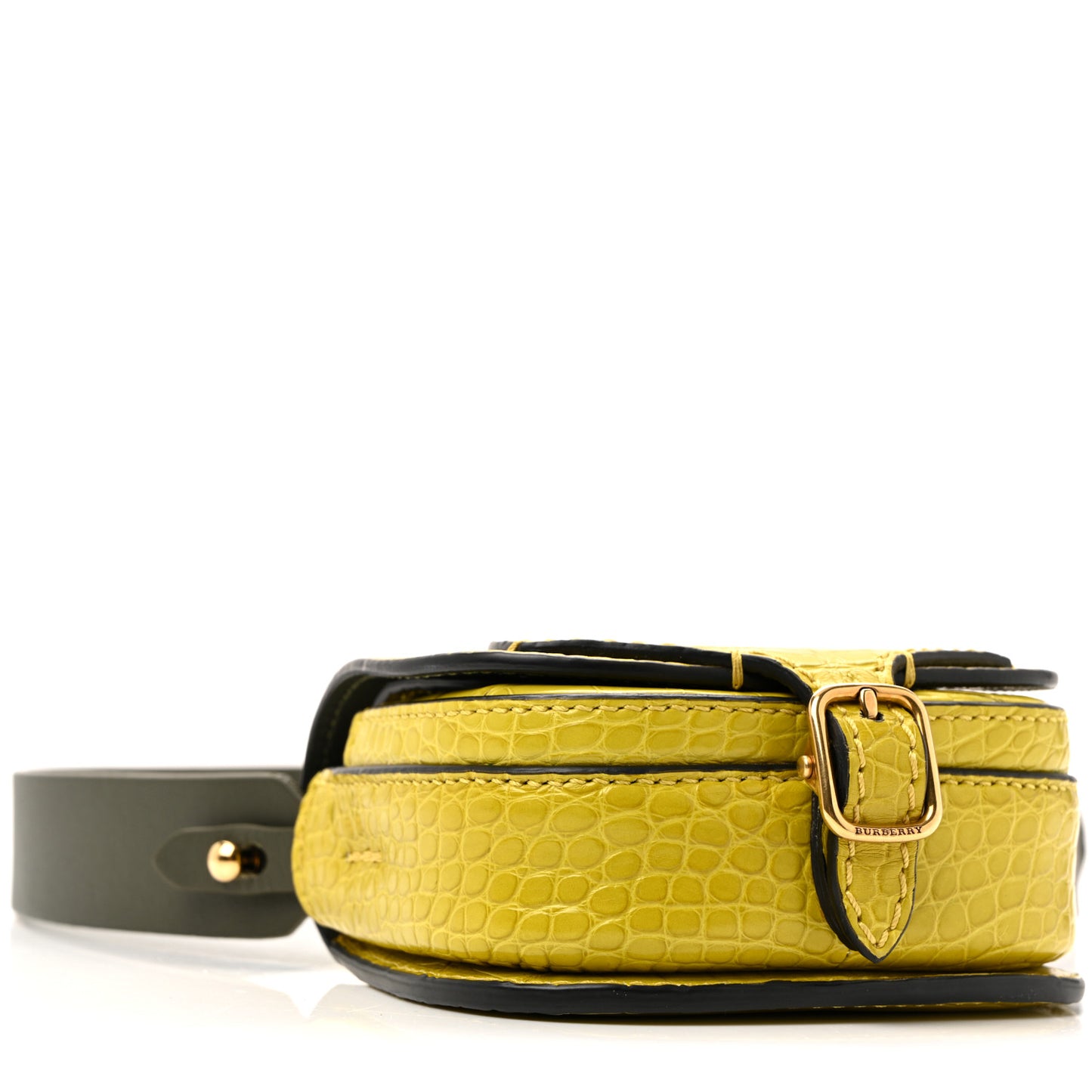 Alligator Bridle Micro Satchel Lime