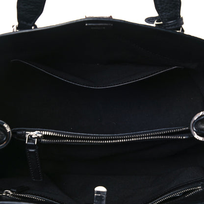 MCM Calfskin Ottomar Monogram Large Essential Tote Black 5 of 14