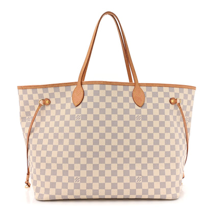 Louis Vuitton Damier Azur Neo Neverfull GM Rose Ballerine 1 of 18