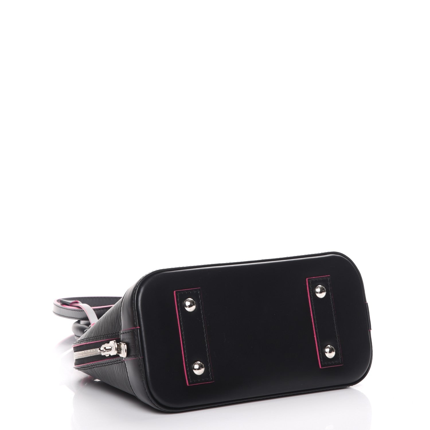 Louis Vuitton Epi Alma BB Black Hot Pink 5 of 8