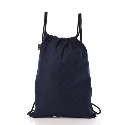 Louis Vuitton Cotton Damier Cobalt Latitude America's Cup Gym Set Blue Marine 7 of 15
