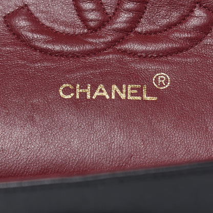 Chanel Lambskin Quilted Medium Double Flap Black 6 of 15