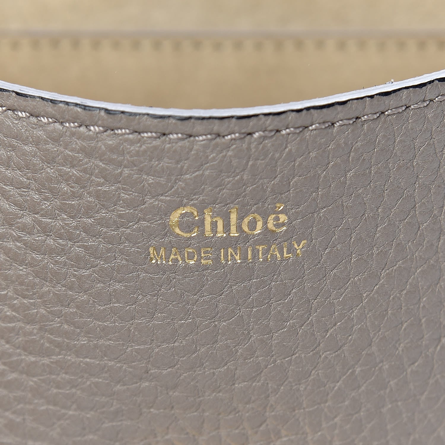 Chloe Grained Lambskin Mini Drew Shoulder Bag Motty Grey 5 of 10