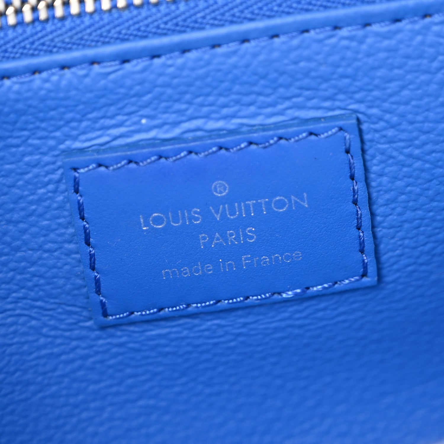 Louis Vuitton Monogram Macassar Dopp Kit Toilet Pouch Indigo Blue 6 of 9