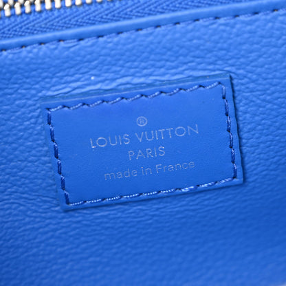 Louis Vuitton Monogram Macassar Dopp Kit Toilet Pouch Indigo Blue 6 of 9