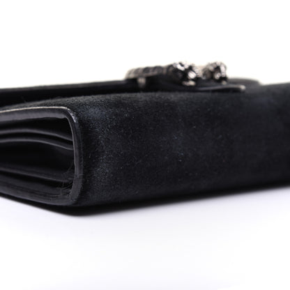 Gucci Suede Mini Dionysus Chain Wallet Black 6 of 21
