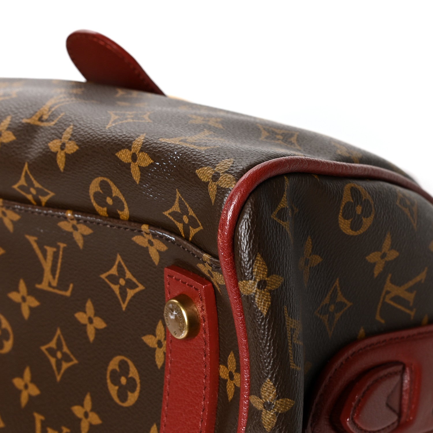 Louis Vuitton Monogram Golden Arrow Speedy Burgundy 8 of 13
