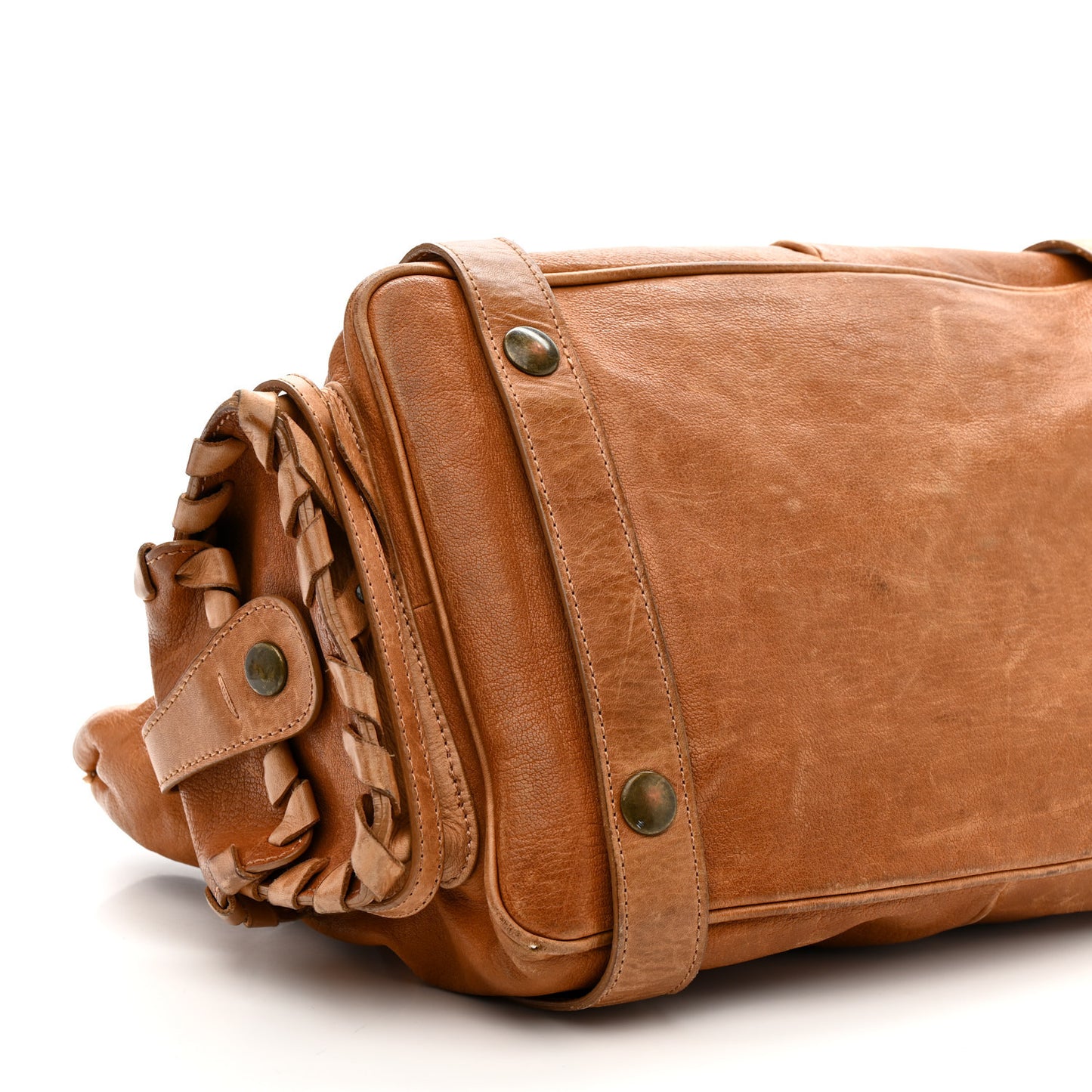Calfskin Silverado Shoulder Bag Tan
