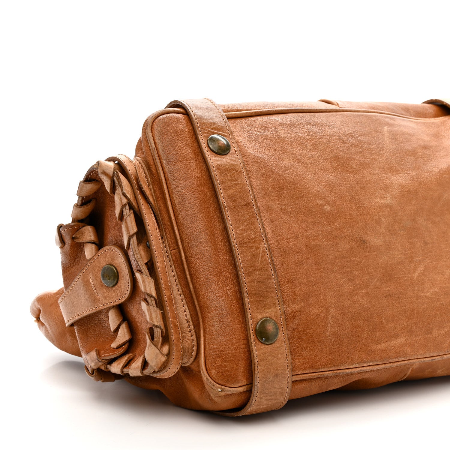 Chloe Calfskin Silverado Shoulder Bag Tan 9 of 15