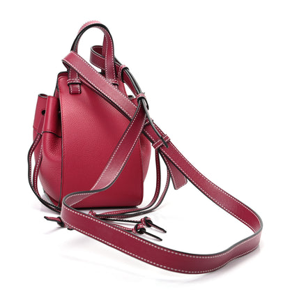 Loewe Calfskin Mini Hammock Shoulder Bag Raspberry 3 of 9