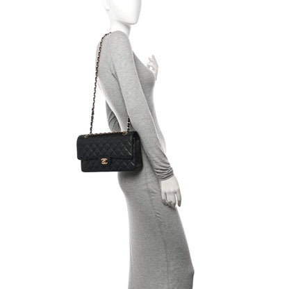 Chanel Caviar Quilted Medium Double Flap Black 2 of 10