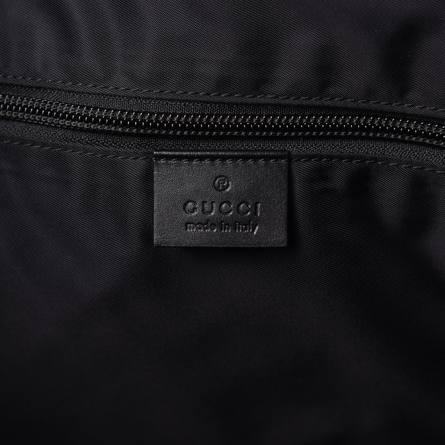 GG Supreme Monogram Web Medium Zippered Tote Beige Black