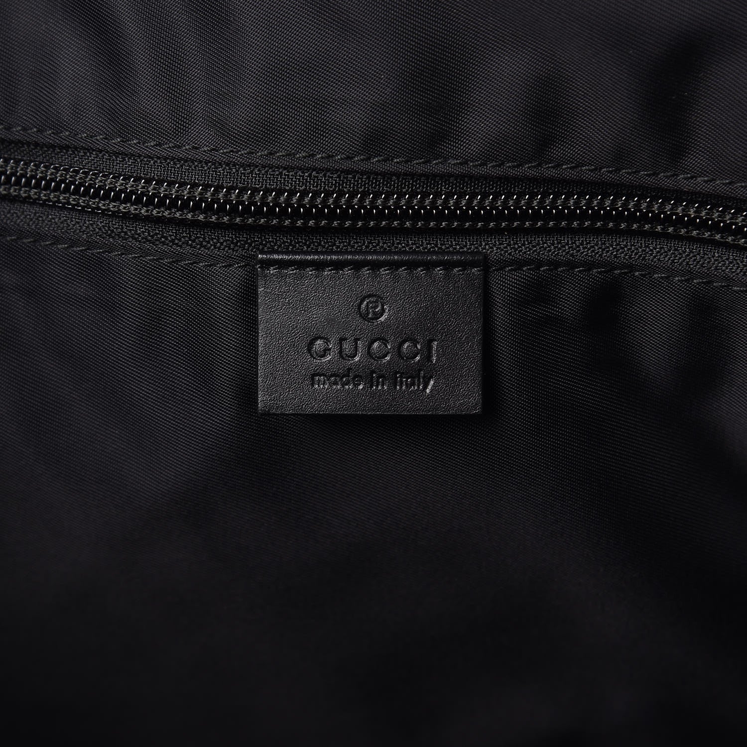 Gucci GG Supreme Monogram Web Medium Zippered Tote Beige Black 6 of 11
