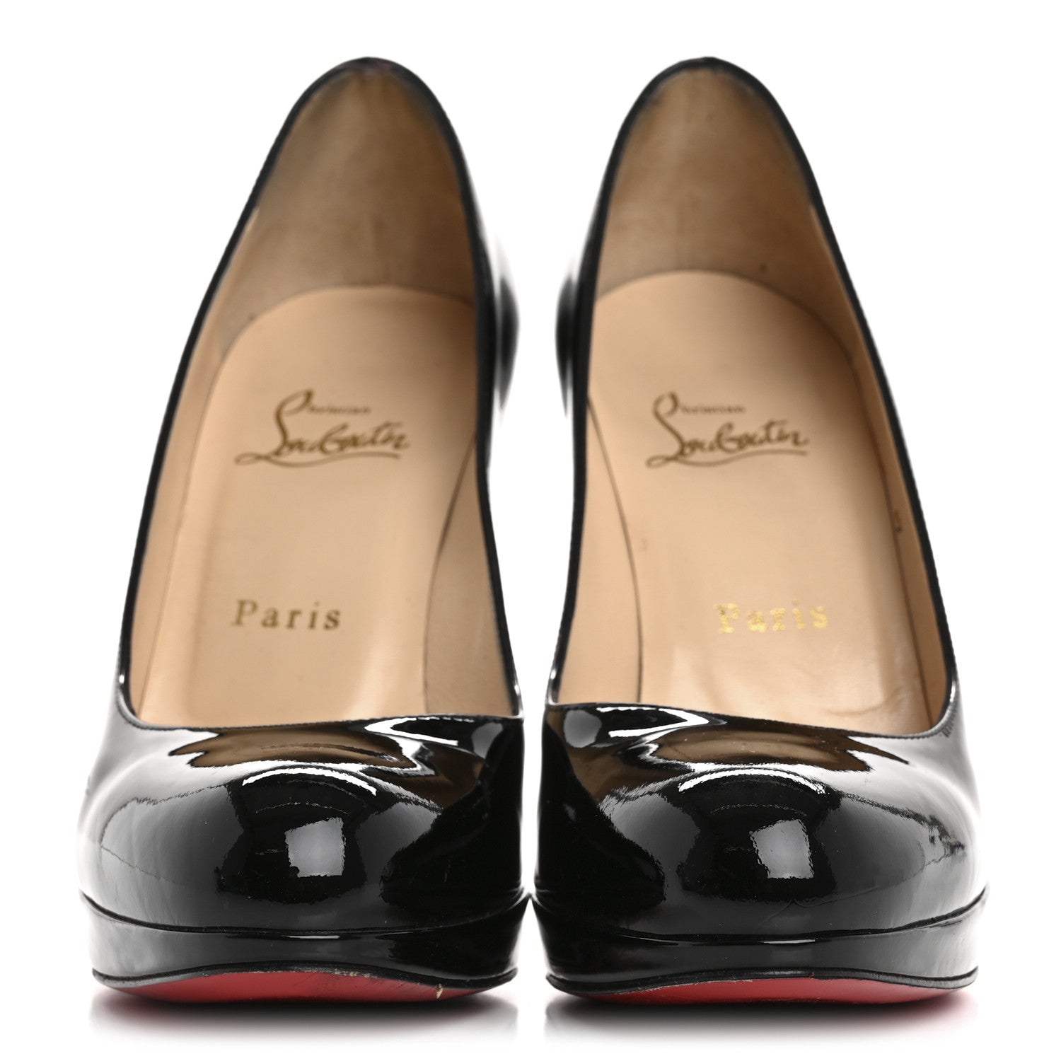 Christian Louboutin Patent New Simple 120 Pumps 37 Black 3 of 8