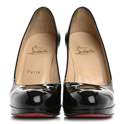 Christian Louboutin Patent New Simple 120 Pumps 37 Black 3 of 8