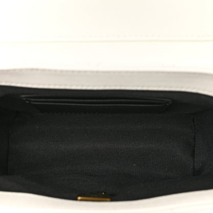 Chanel Caviar Quilted Handy Box Vanity Case White 6 of 11