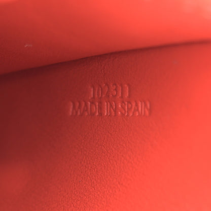 Loewe Calfskin Elephant Pouch Crossbody Bag Vermillion 7 of 10