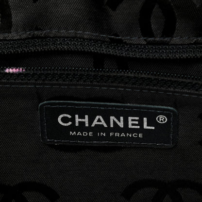 Chanel Calfskin Quilted Large Cambon Bowler Beige Black 6 of 13