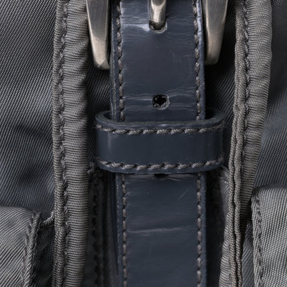 Prada Tessuto Nylon Vela Medium Backpack Ardesia 8 of 9