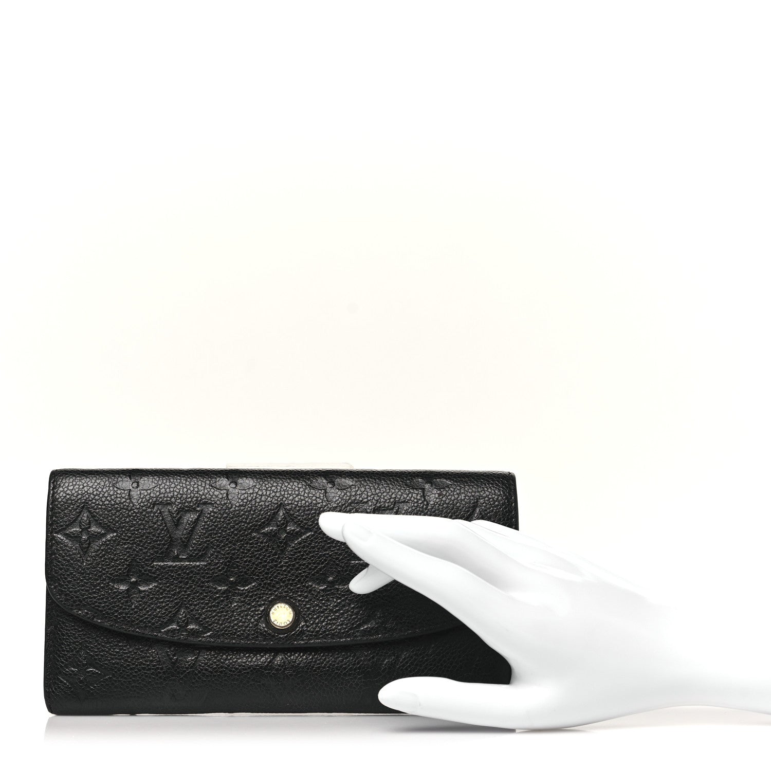 Louis Vuitton Empreinte Emilie Wallet Black Dune 2 of 11