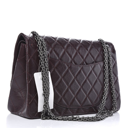 Chanel Aged Calfskin Quilted 2.55 Reissue 226 Flap Bordeaux 3 of 10