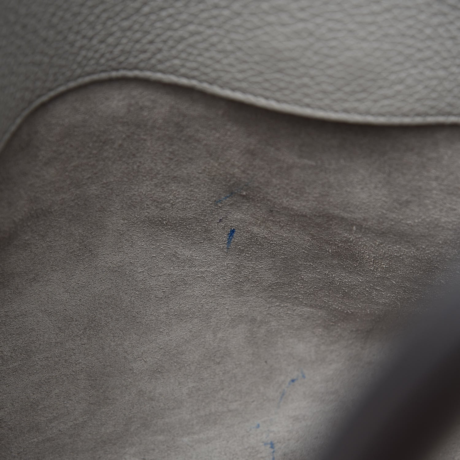 Saint Laurent Grained Calfskin Small Supple Sac De Jour Grey 14 of 20