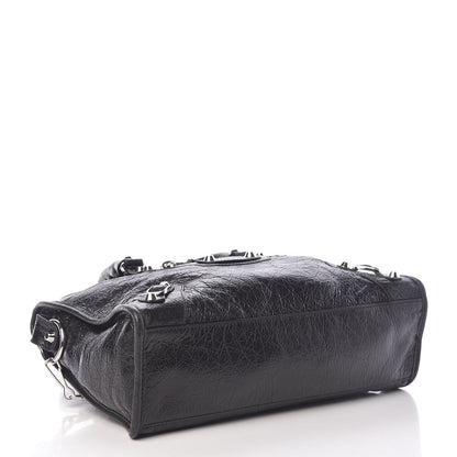 Balenciaga Agneau Classic Silver Hardware S City Black 4 of 10