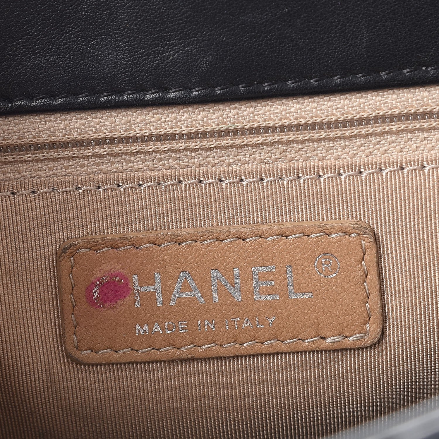 Chanel Glazed Crinkled Calfskin Medium East West Flap Black 6 of 10