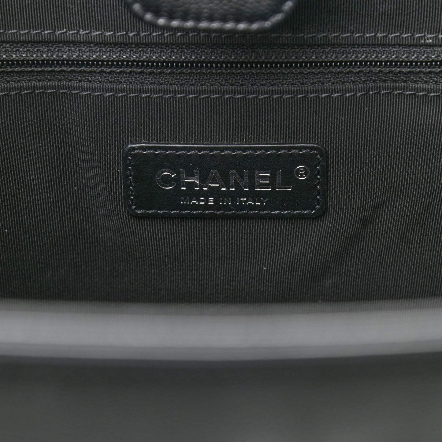 Caviar Quilted My Everything Large Shopping Tote Black