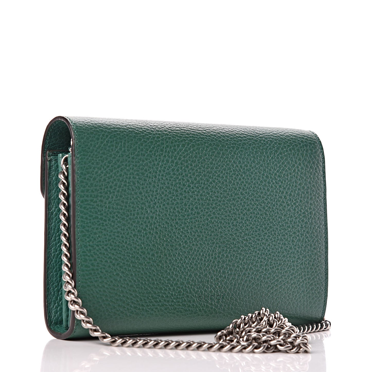 Calfskin Mini Dionysus Chain Wallet Emerald
