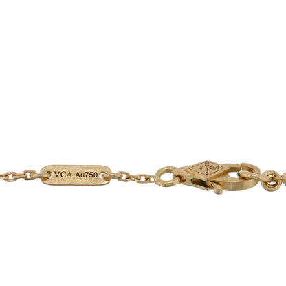Van Cleef & Arpels 18K Yellow Gold Mother of Pearl Sweet Alhambra Bracelet 3 of 3