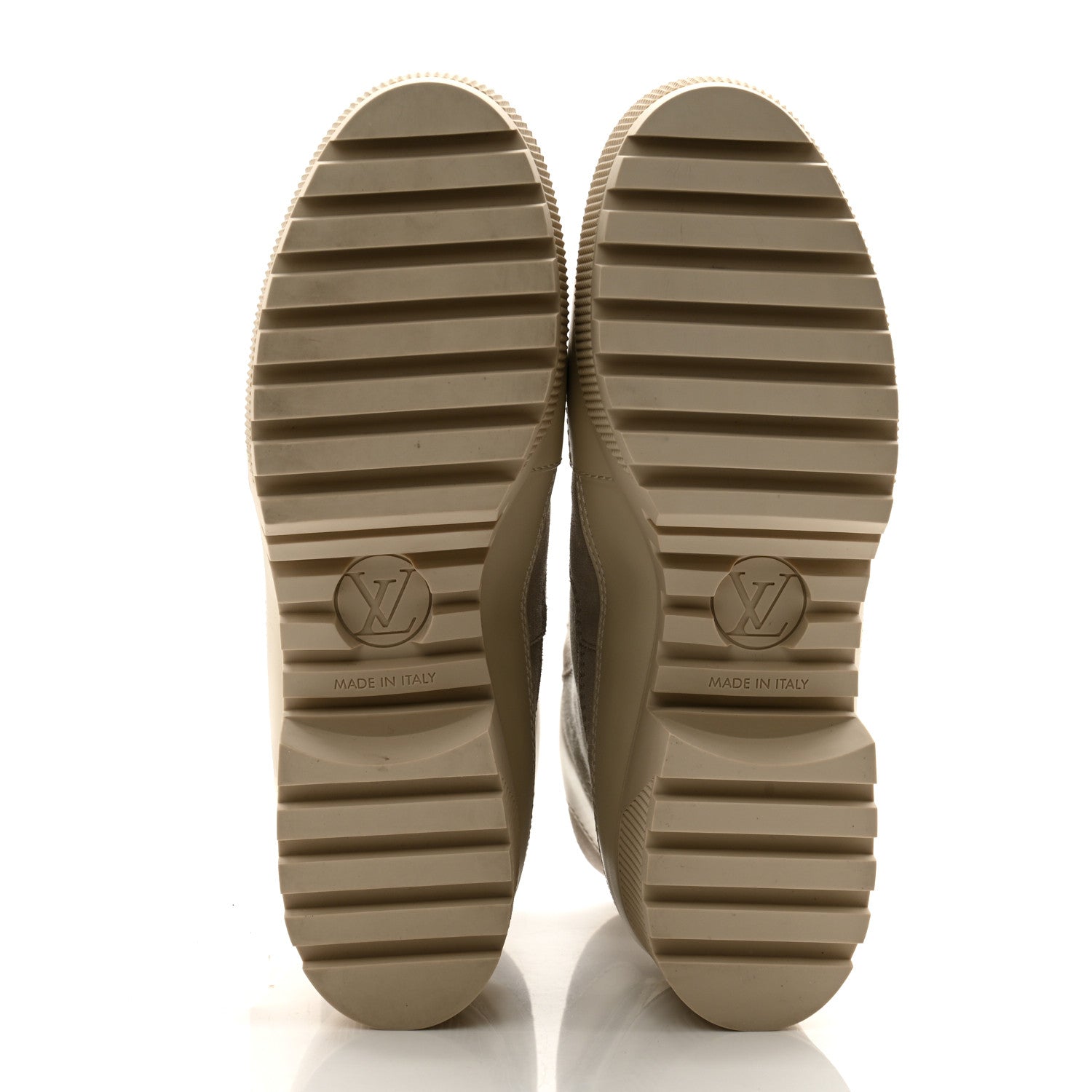 Louis Vuitton Suede Calfskin Laureate Platform Desert Boots 40 Taupe 5 of 11
