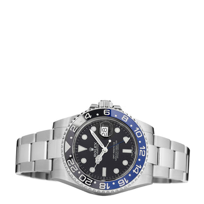 Rolex Stainless Steel 40mm Oyster Perpetual Date GMT Master II Batman Watch Black 116710BLNR 2 of 5