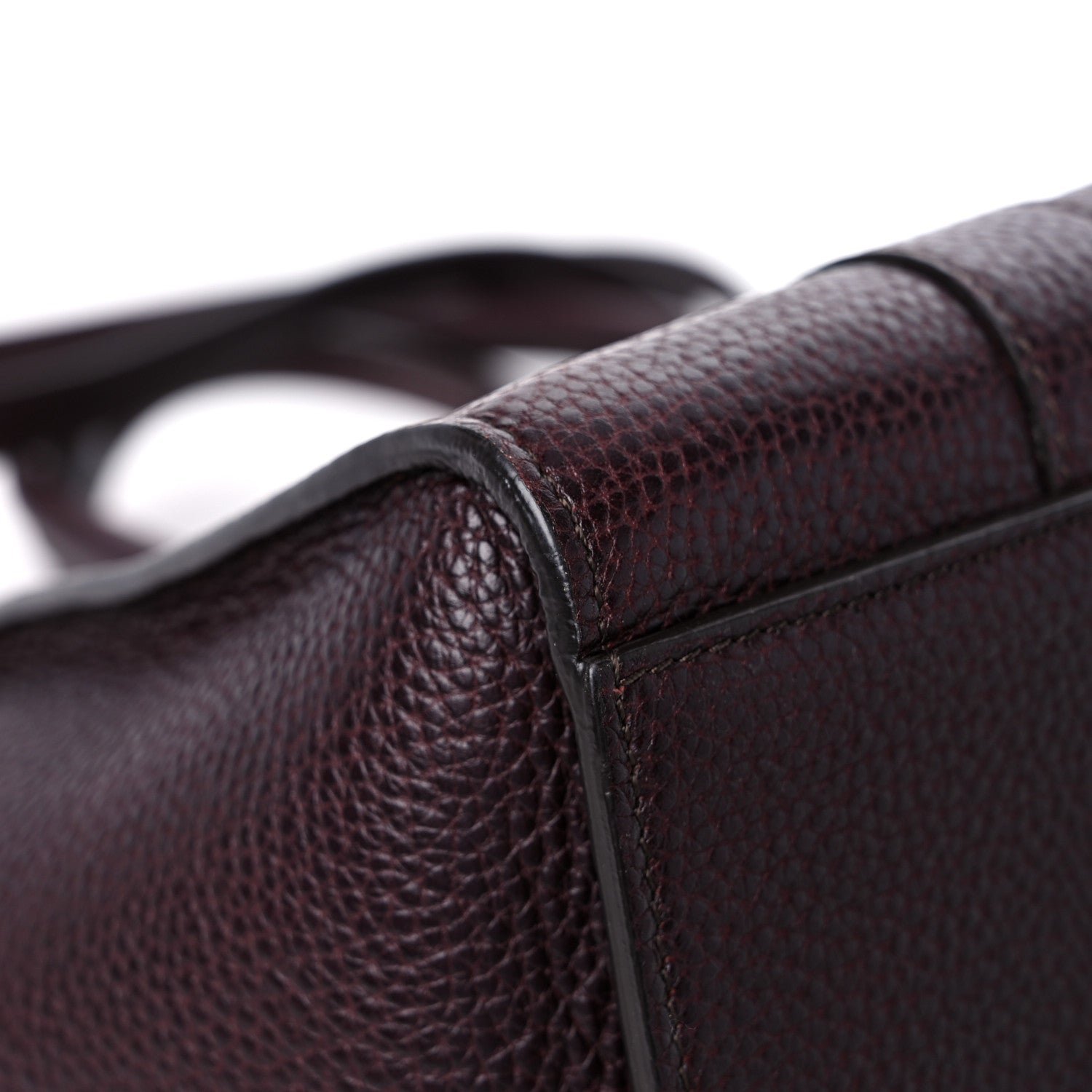 Mulberry Grain Vegetable Tanned Calfskin Small Zipped Bayswater Oxblood 8 of 15