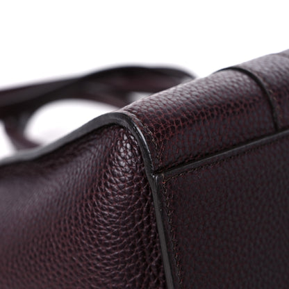 Mulberry Grain Vegetable Tanned Calfskin Small Zipped Bayswater Oxblood 8 of 15