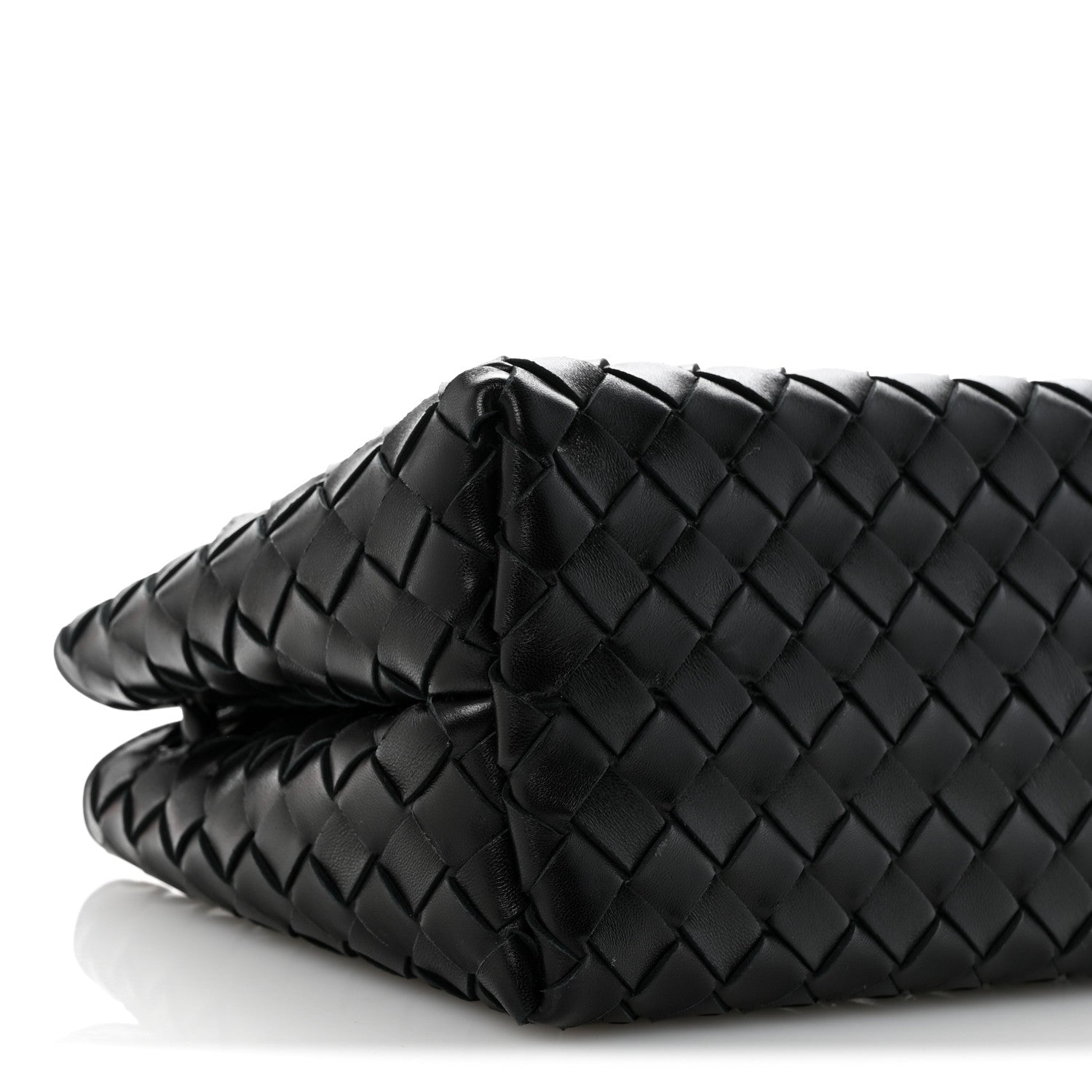 Bottega Veneta Nappa Intrecciato Small East West Andiamo Shoulder Bag Black 8 of 10