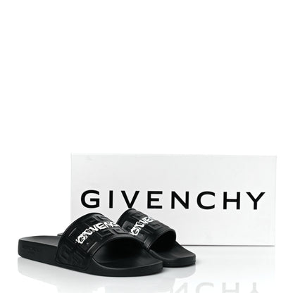 Givenchy Lambskin 4G Logo Slides 38 Black 8 of 8
