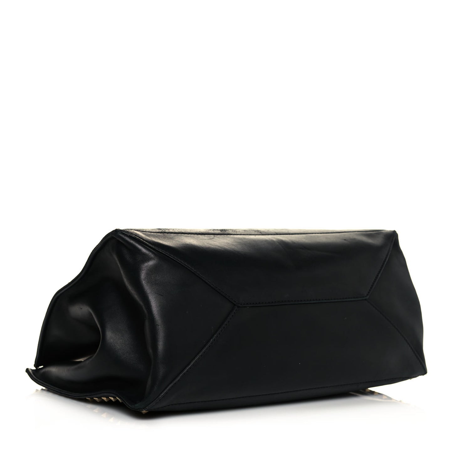 Nappa Medium Rockstud Soft Tote Black