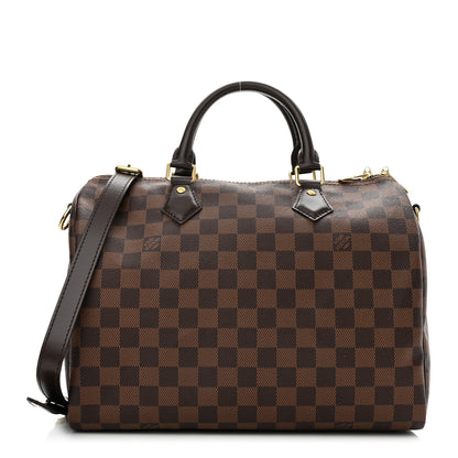 Louis Vuitton Damier Ebene Speedy Bandouliere 30 1 of 10