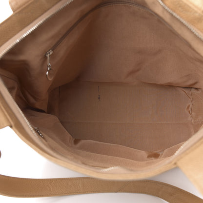 Chanel Caviar CC Shoulder Bag Beige 4 of 10