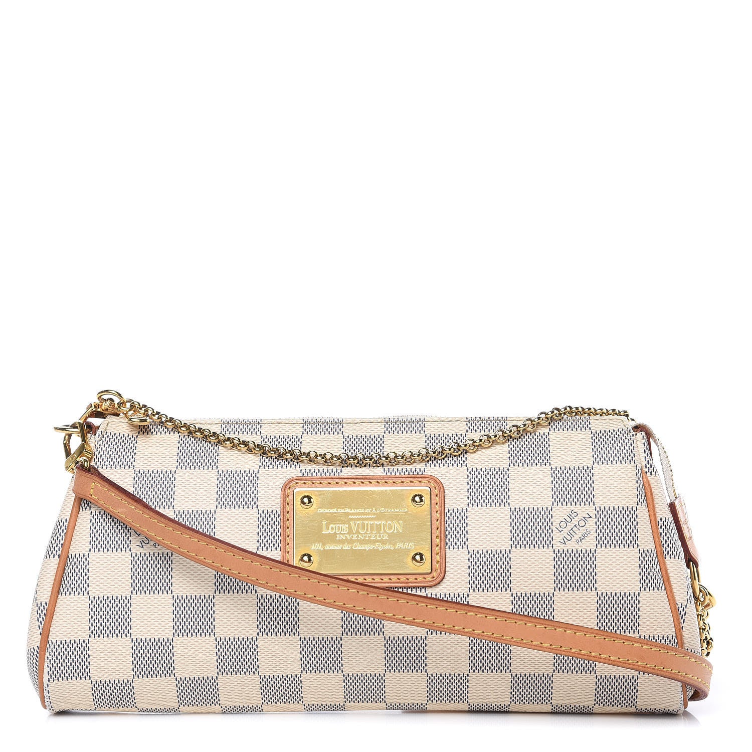 Louis Vuitton Damier Azur Eva Clutch 1 of 14