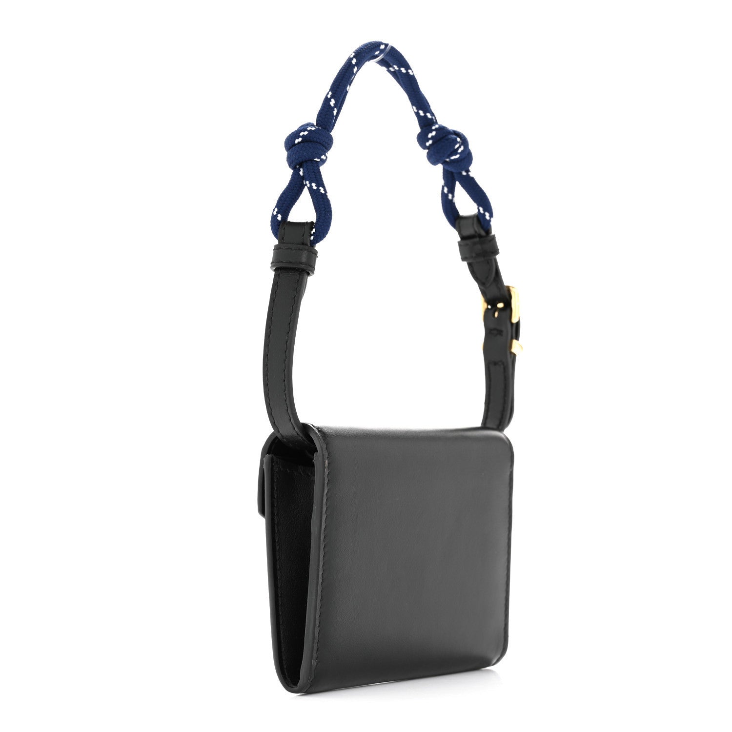 Miu Miu Nappa Wallet On Strap Black Baltic 3 of 10