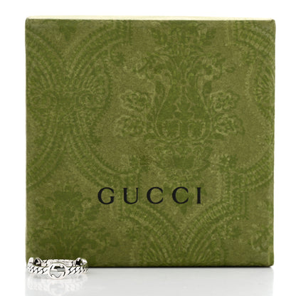 Gucci Sterling Silver Interlocking G Chain Ring 52 6 5 of 5
