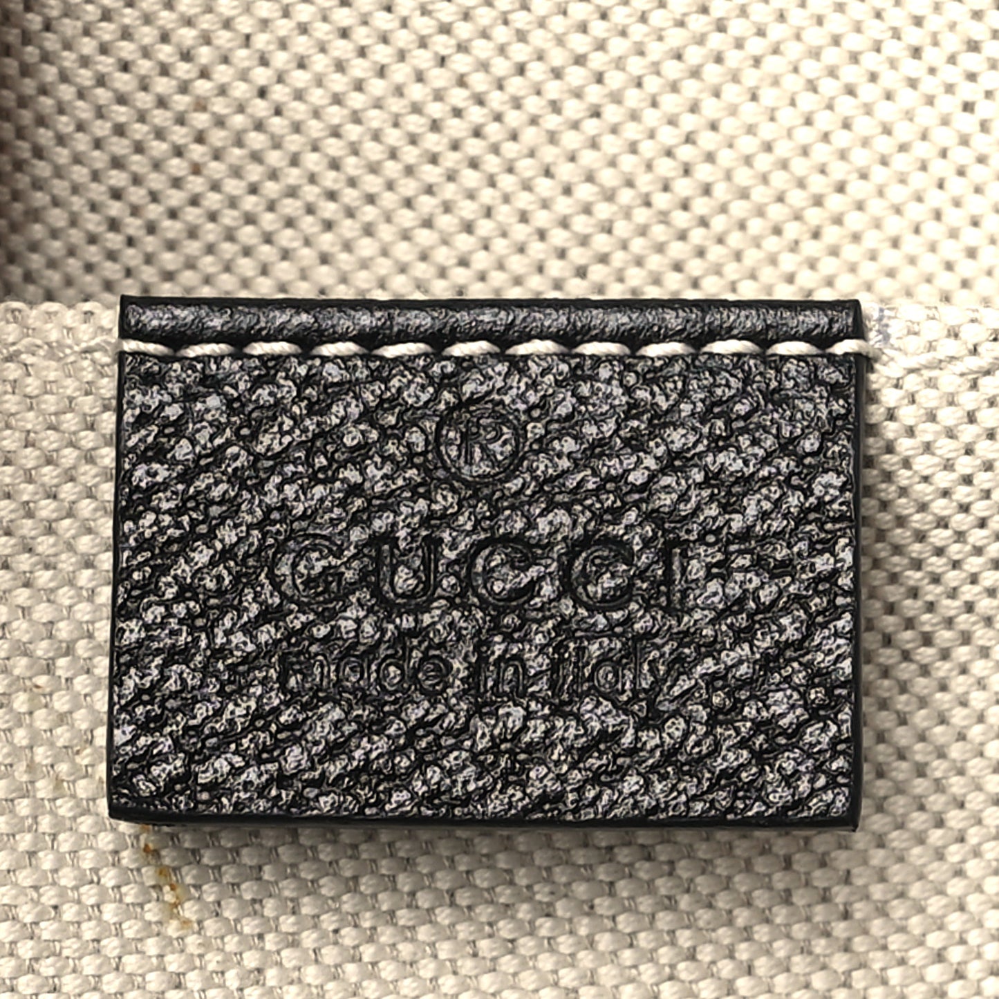 Velvet GG Supreme Monogram Textured Calfskin Web Medium Ophidia Briefcase Brown Black