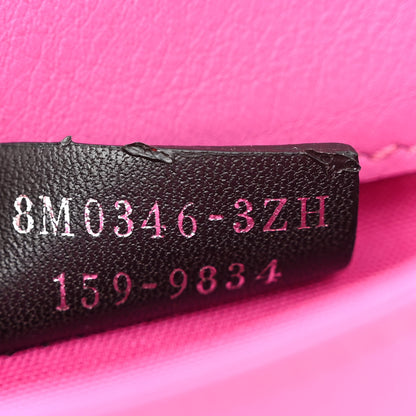 Fendi Snakeskin Tube Wallet on Chain Magenta 8 of 20