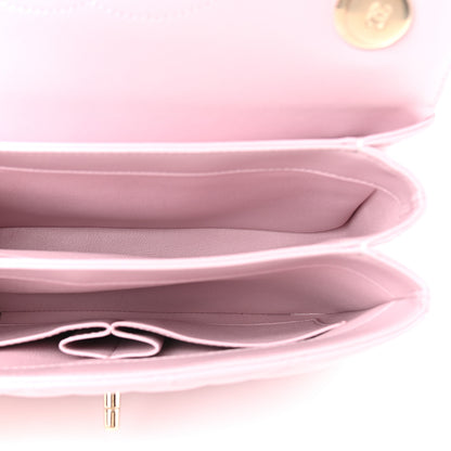 Chanel Lambskin Quilted Small Trendy CC Flap Dual Handle Bag Light Pink 5 of 9