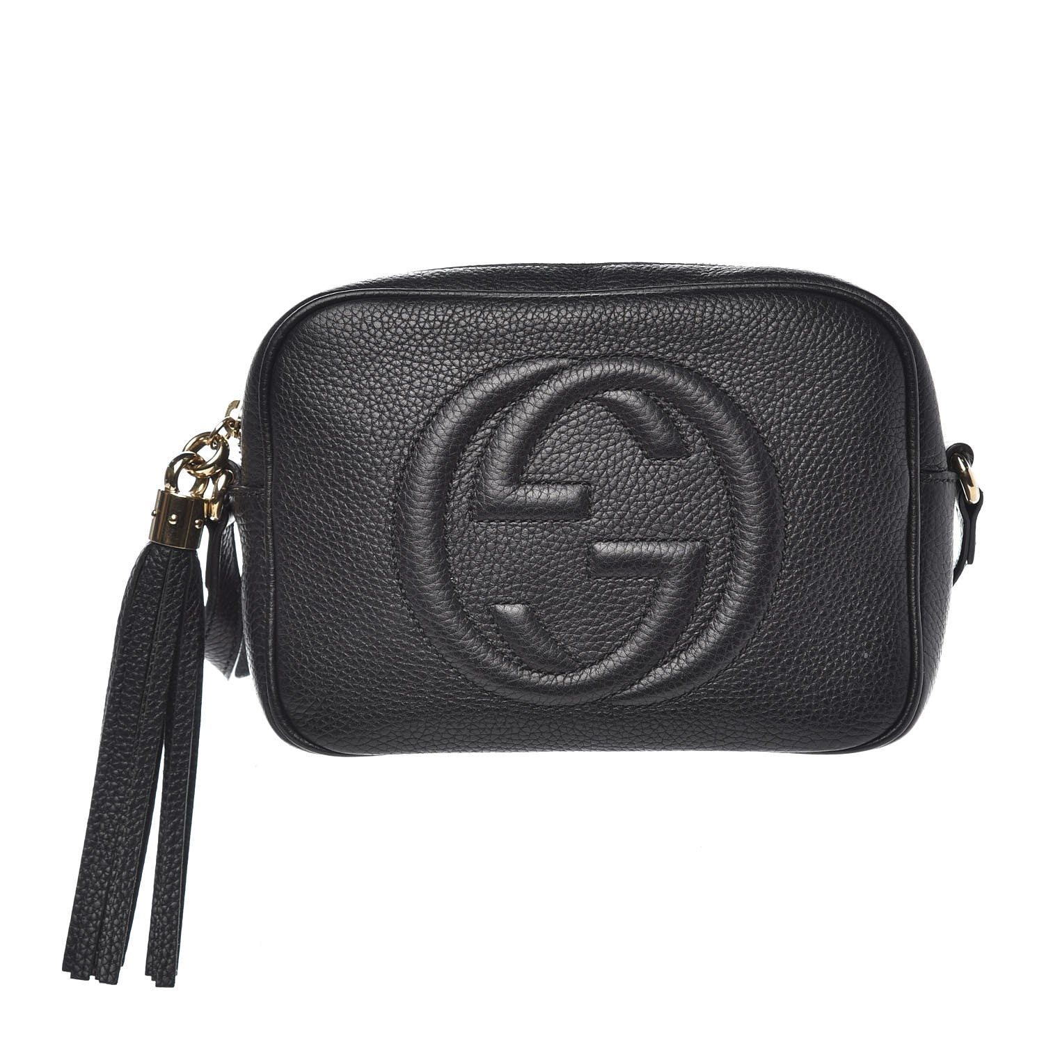 Gucci Pebbled Calfskin Small Soho Disco Bag Black 1 of 11